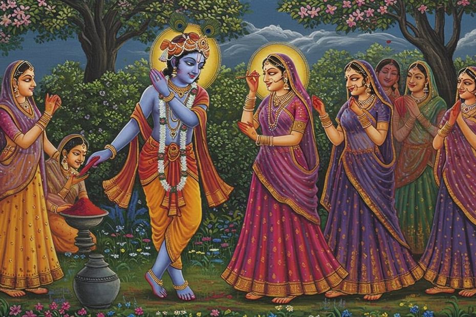 The Story of Radha and Krishna cover