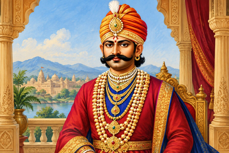 Concept image of King Nimi from Ancient India on Devgatha Podcast