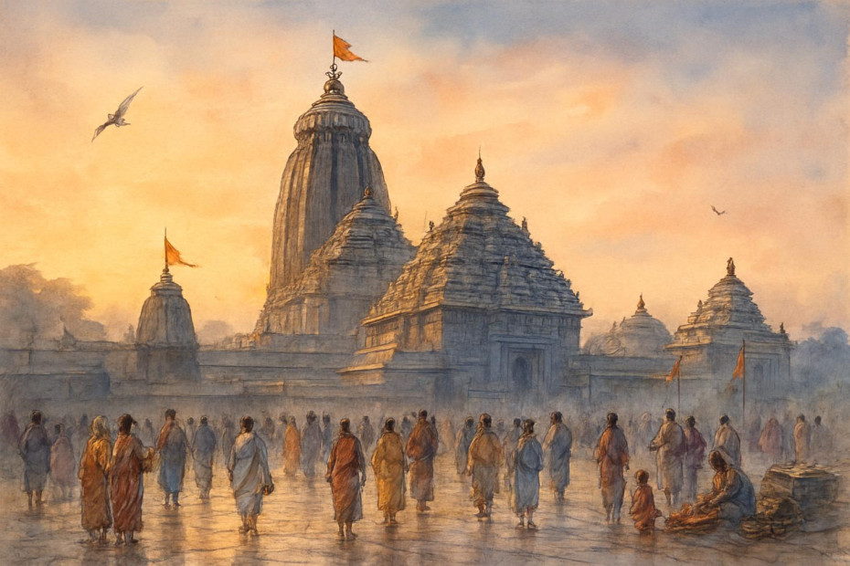 Jagannath Puri Mandir- Feature image for blog on Temple Tour post by gaathastory