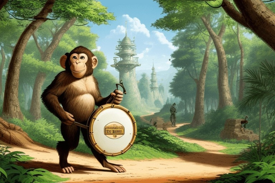 The Monkey and the Tom Tom. Spotify Exclusive story on Baalgatha Podcsat