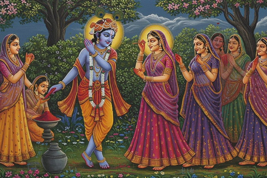 The Story of Radha and Krishna cover