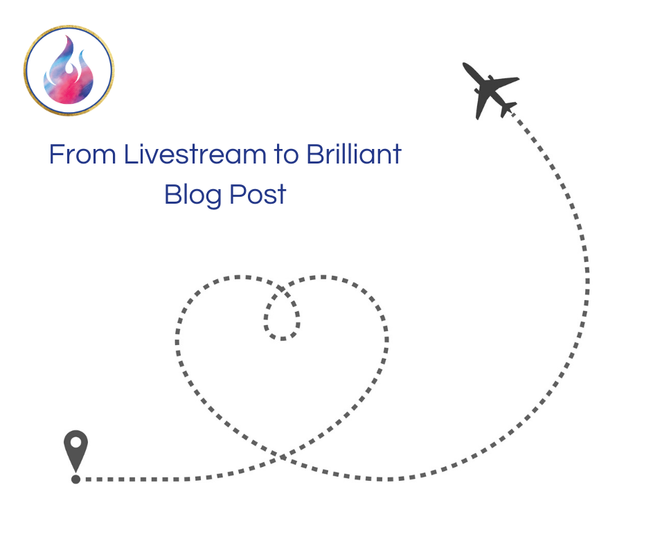 From Livestream to Brilliant Blog Post via @saraharrow