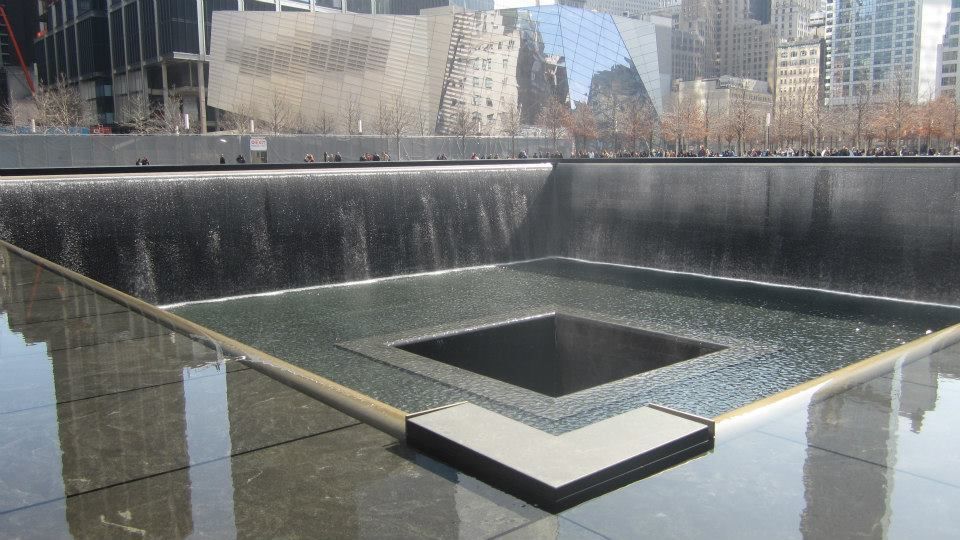 Erica Abbott/ News Editor The September 11th Memorial reflecting pool is constructed on the original site of the towers. 
