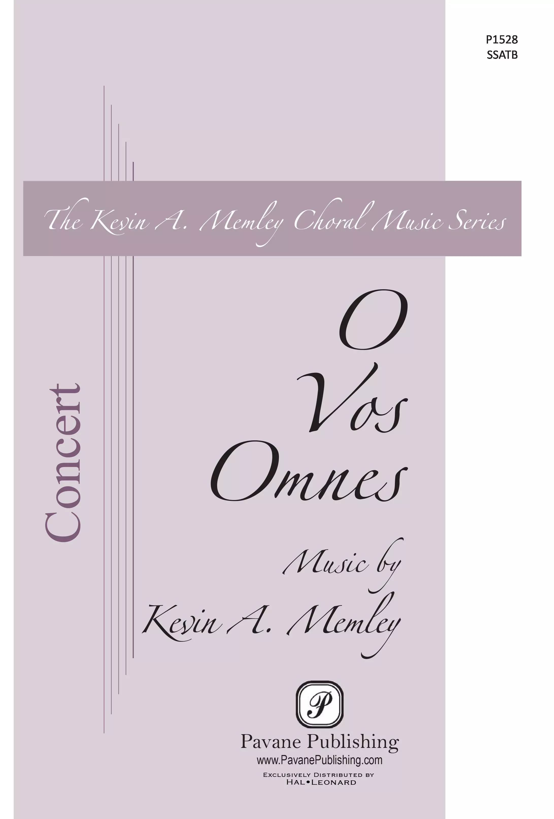 O Vos Omnes - All Products - Pavane Publishing